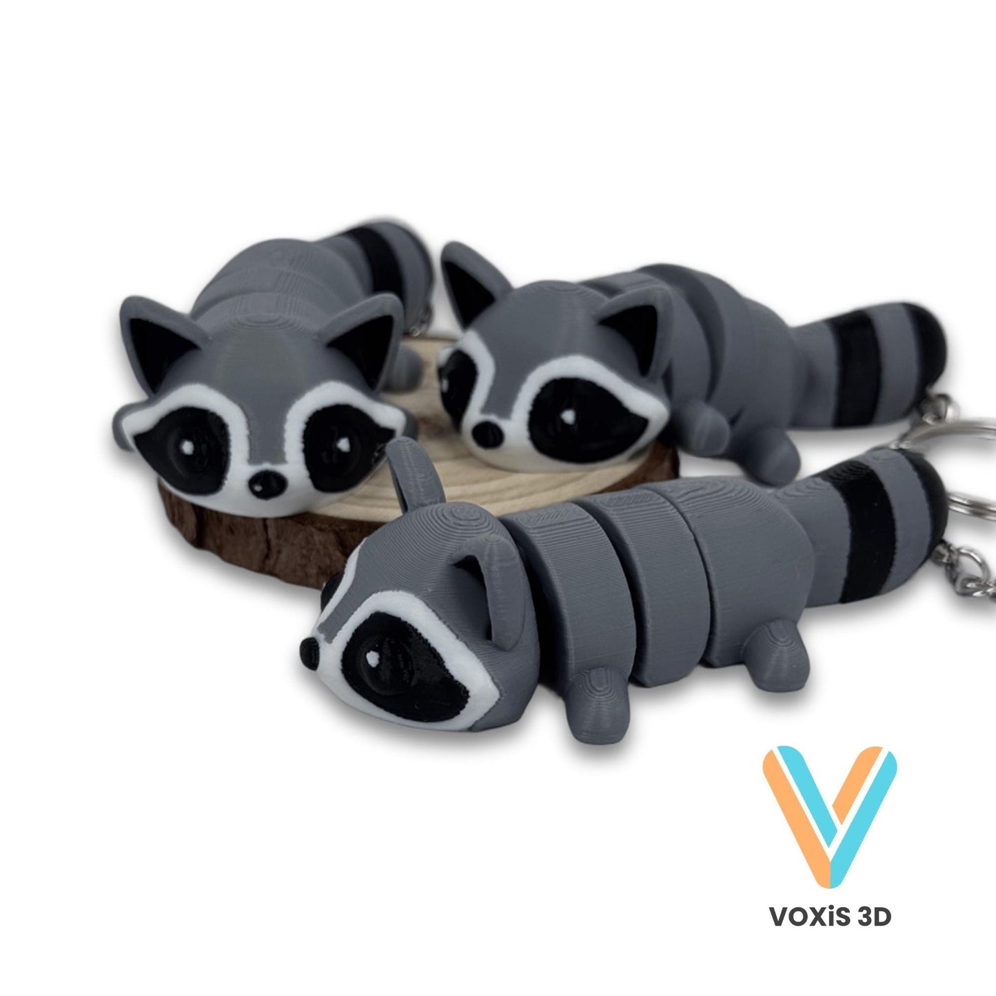 Raccoon Keychain | Cute & Eco-Friendly Animal Accessory