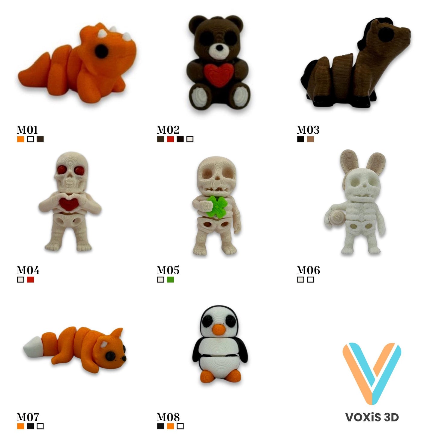 Articulated Miniature Fidget Animals Fun, Collectible, and Interactive