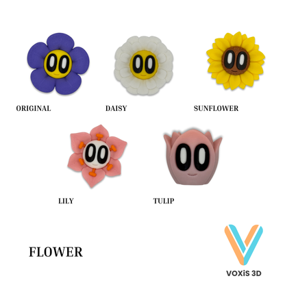 Blob Lab | Build Your Own 3D Printed Flower with Pot | Cute Desk Decor | Gift for Plant Lovers