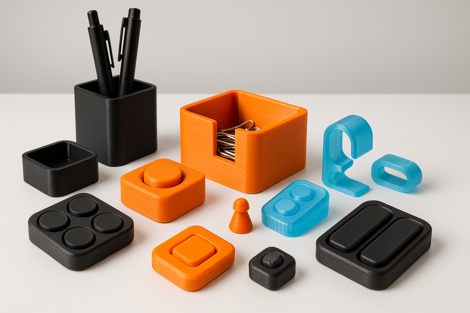 32d print clicker  desk toys , organizer, accesories 