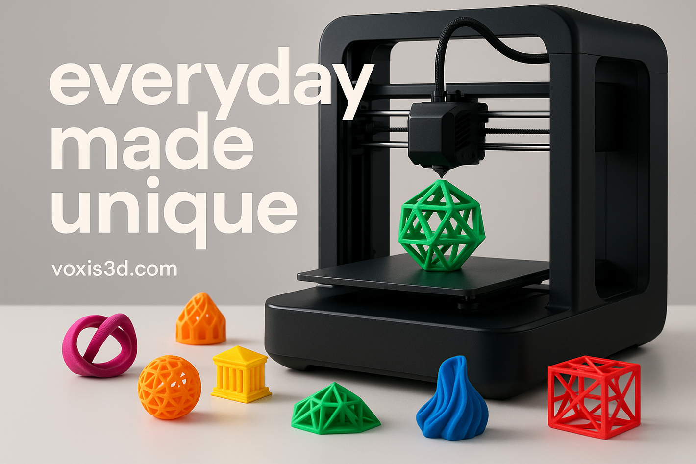 everyday made unique 3d print voxis3d.com