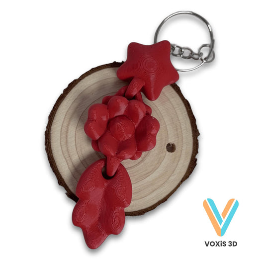 Flower Keychain | Nature-Inspired Accessory | Eco-Friendly Gift