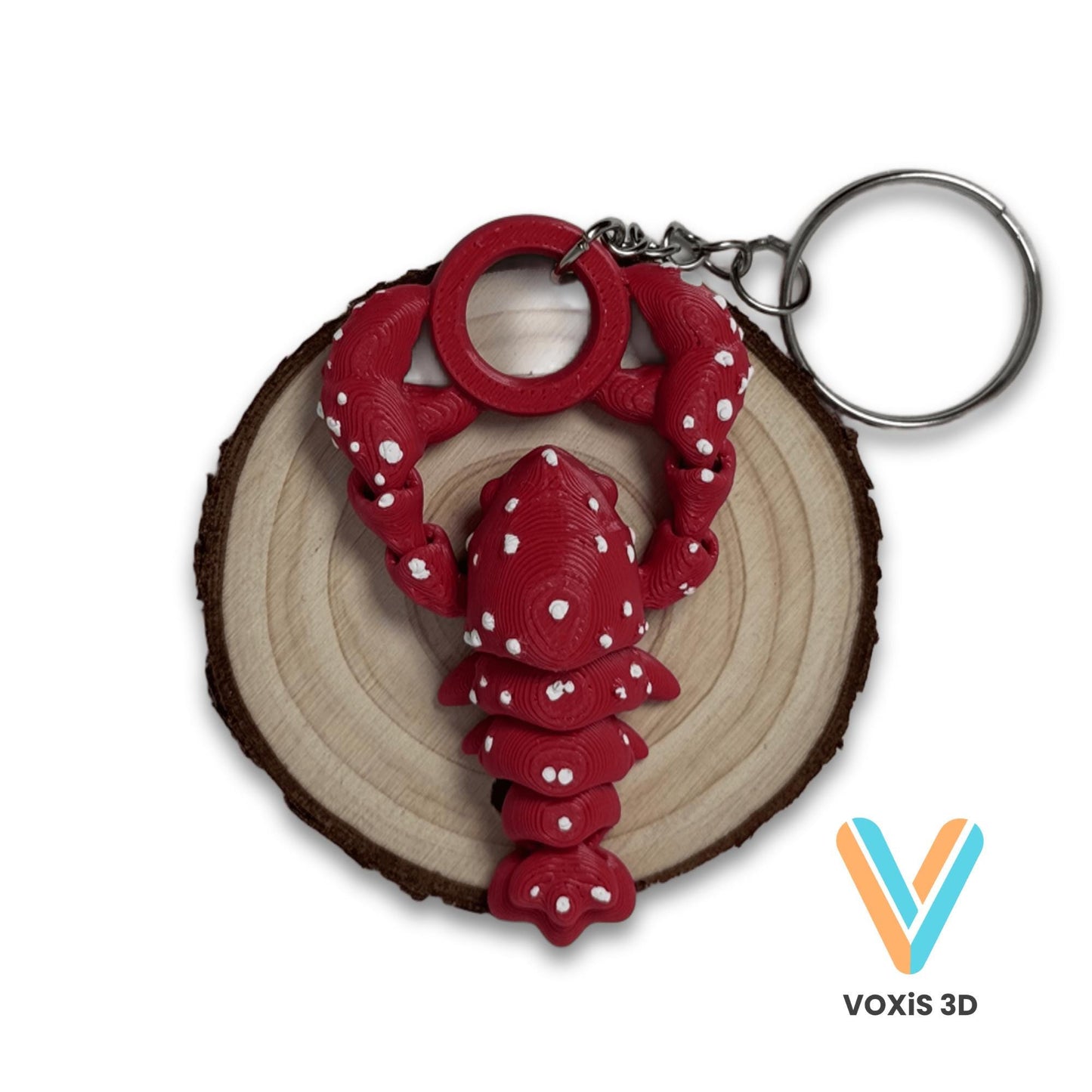 Crab Keychain | Beach Lover Gift | Unique Handmade Accessory