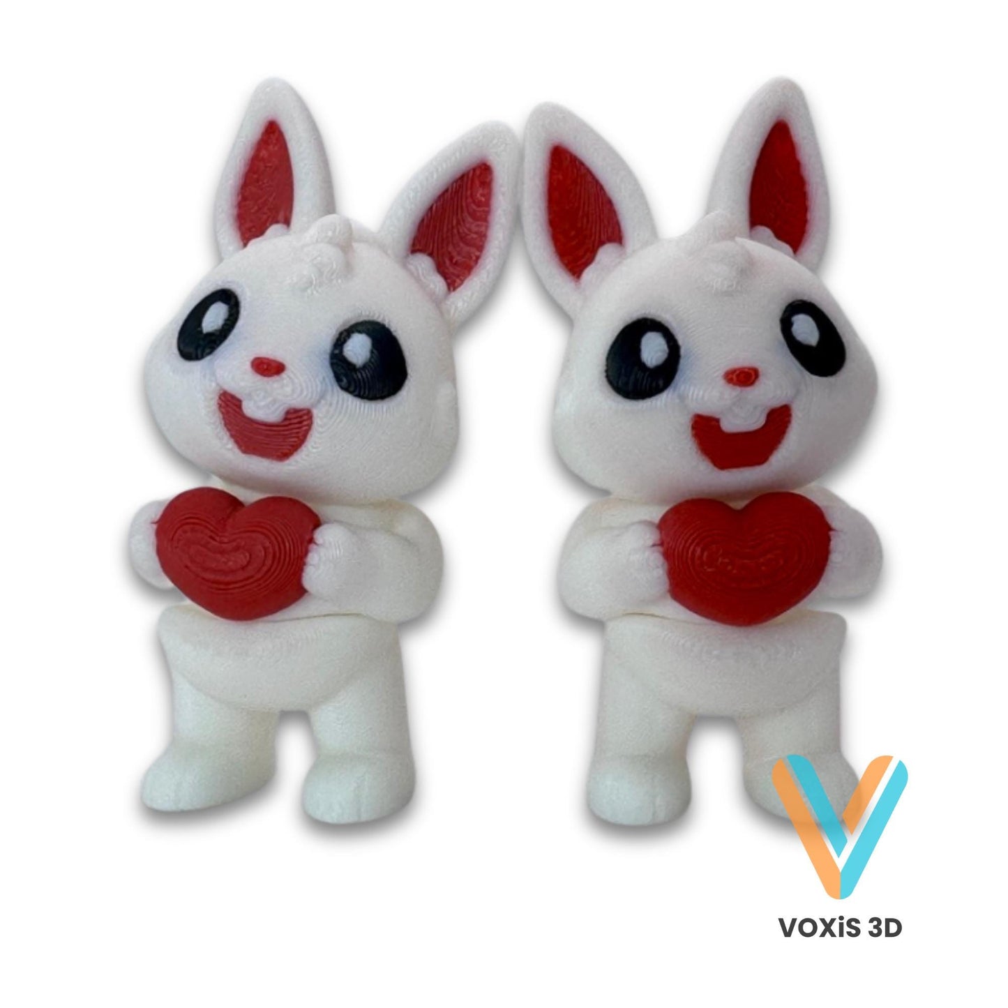 Bunny Keychain | Valentine’s Heart Edition