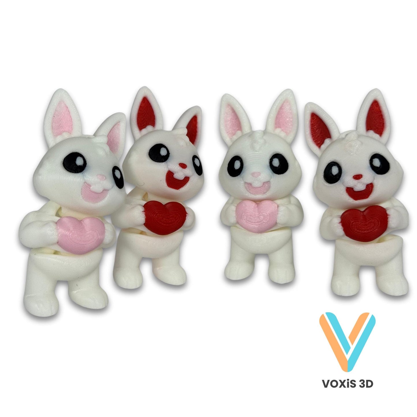 Bunny Keychain | Valentine’s Heart Edition
