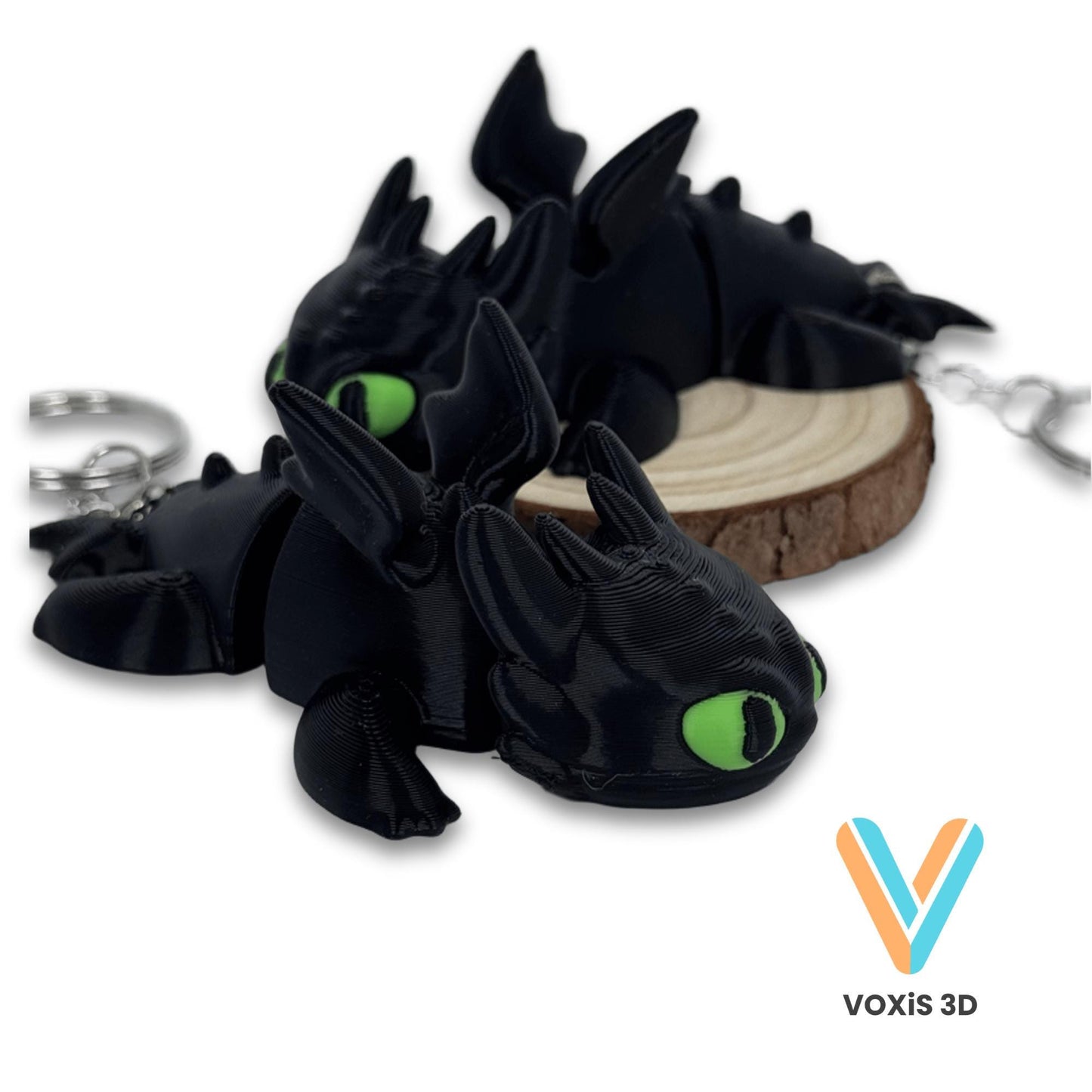 Dragon Keychain | Poseable & Eco-Friendly