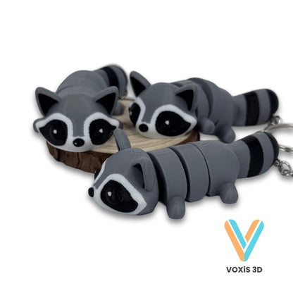 Raccoon Keychain | Cute & Eco-Friendly Animal Accessory