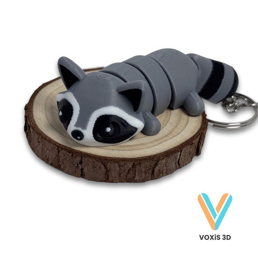 Raccoon Keychain | Cute & Eco-Friendly Animal Accessory