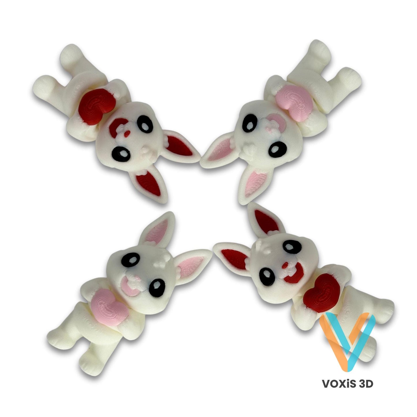 Bunny Keychain | Valentine’s Heart Edition