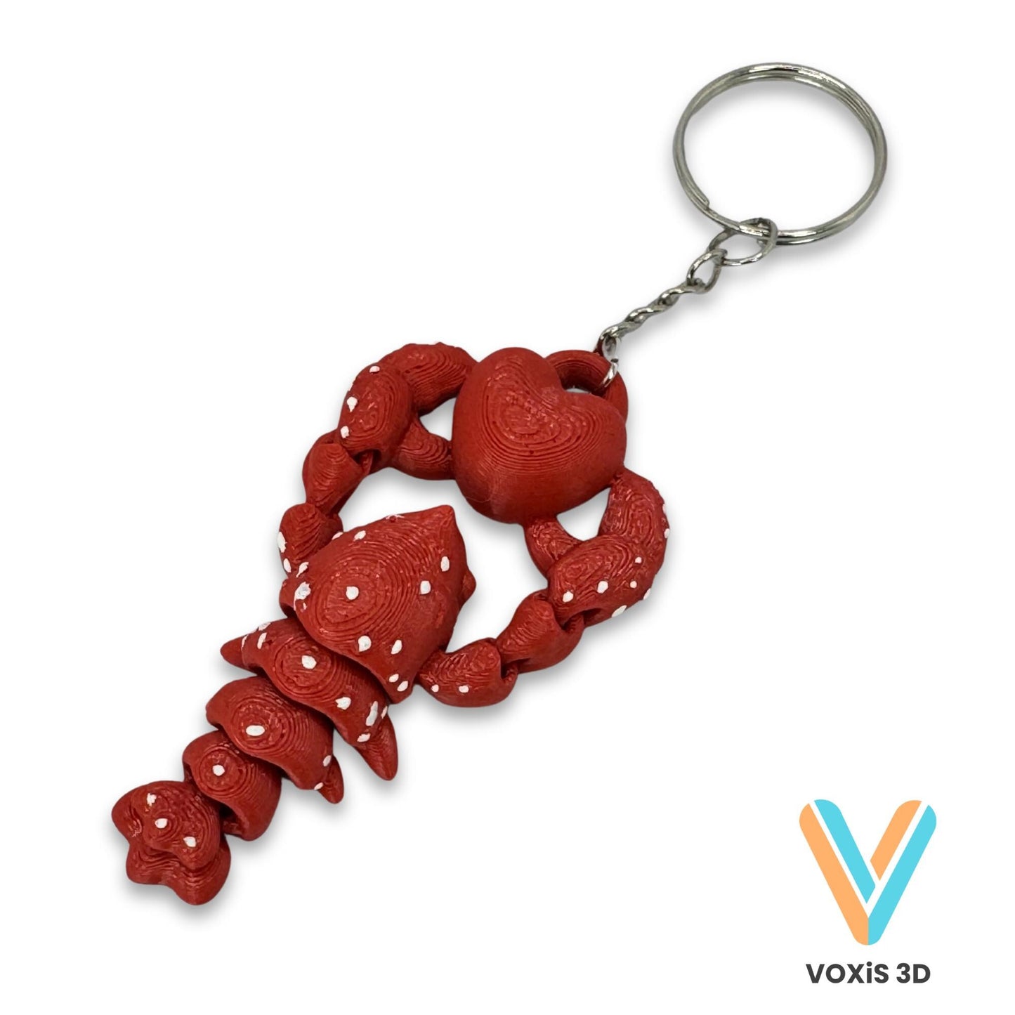 2 Love Crab Keychain | Beach Lover Gift | Unique Handmade Accessory