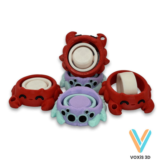 2 Gyro Spinner Keychain | Fidget & Stress Relief