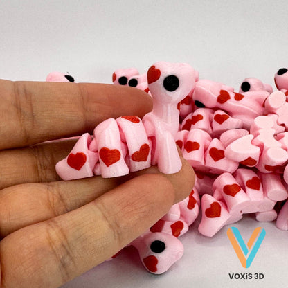 Mini Articulated Toys with Heart | Bears, Skeletons, & Dinosaurs | Packs