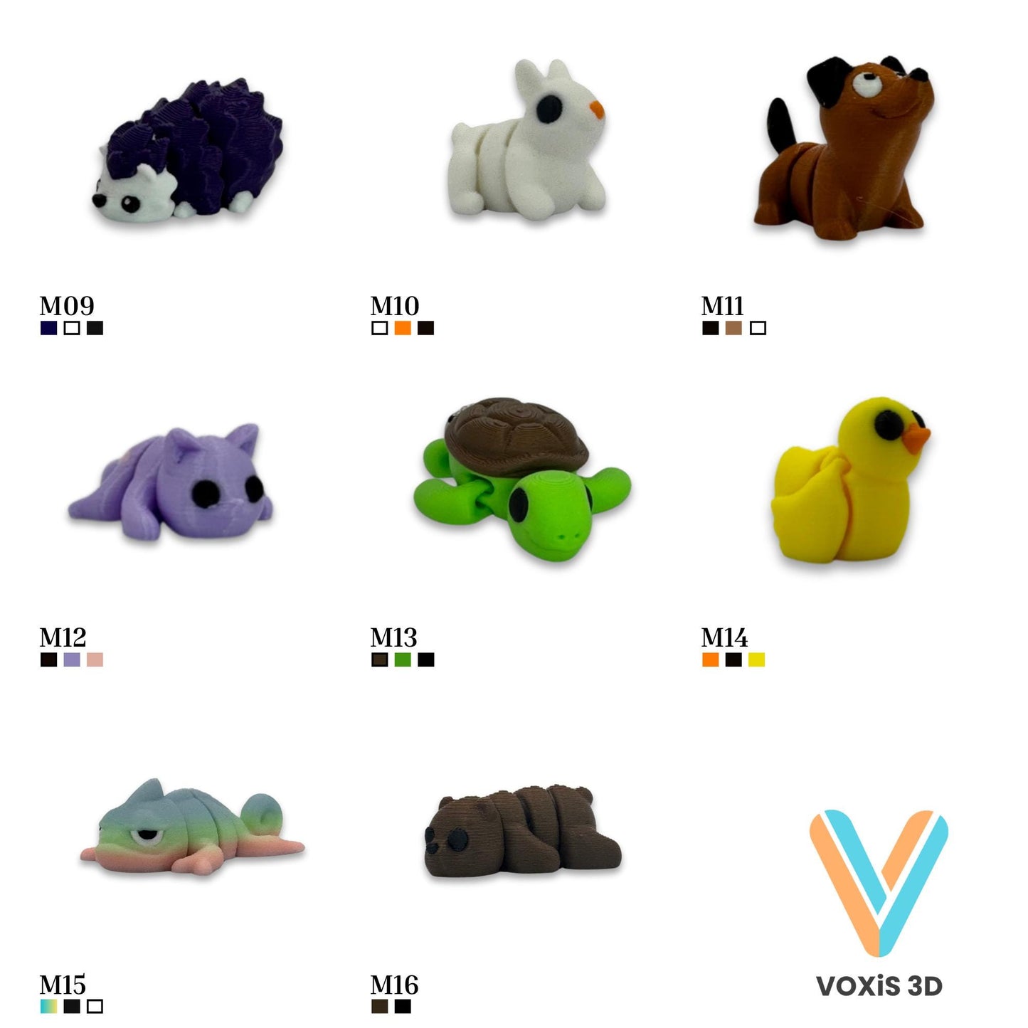 Articulated Miniature Fidget Animals Fun, Collectible, and Interactive