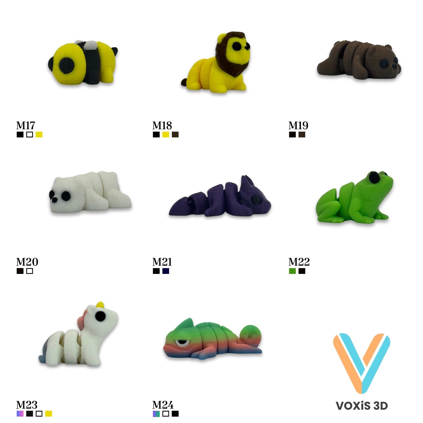 Articulated Miniature Fidget Animals Fun, Collectible, and Interactive