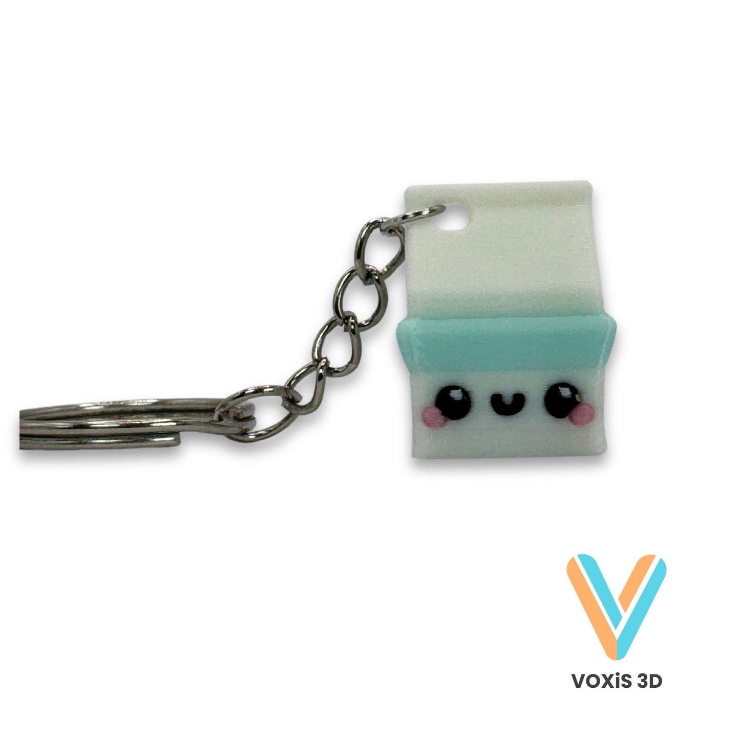 Milk + Cookie Keychains – Cute 3D Printed Keychain Set – Backpack & Water Bottle Charm – 3 Options Available