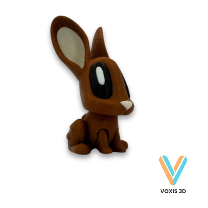 Easter Bunny Decorations – 3D Printed Brown & Beige Rabbits – Small or Large Sizes – Optional Easter Egg – Blob Lab Authorized Seller