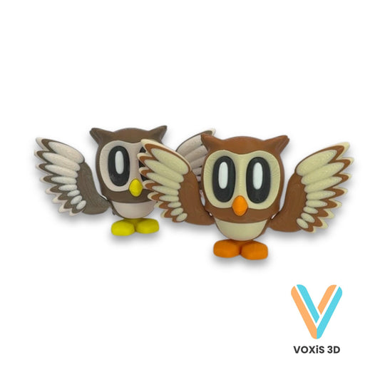 Owl Figurine – Open or Closed Wings – Desk Decor & Collectible Gift – Multiple Colors – Fast Shipping!